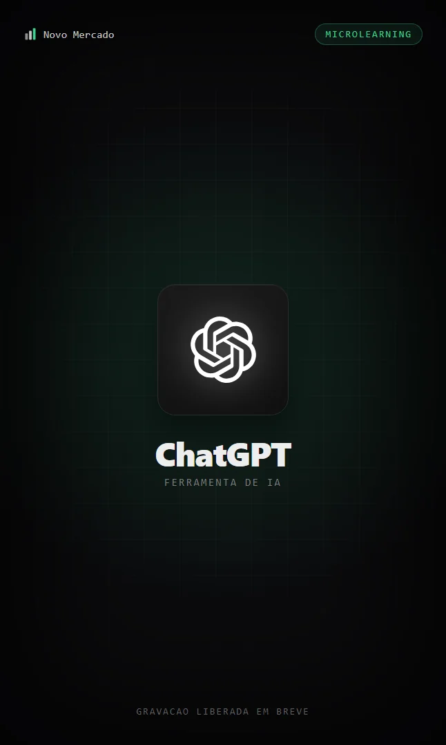 Capa do microlearning de ChatGPT
