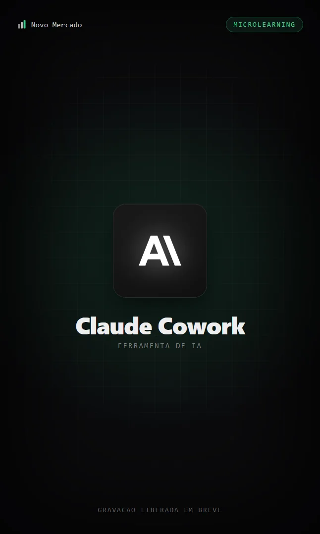 Capa do microlearning de Claude Cowork