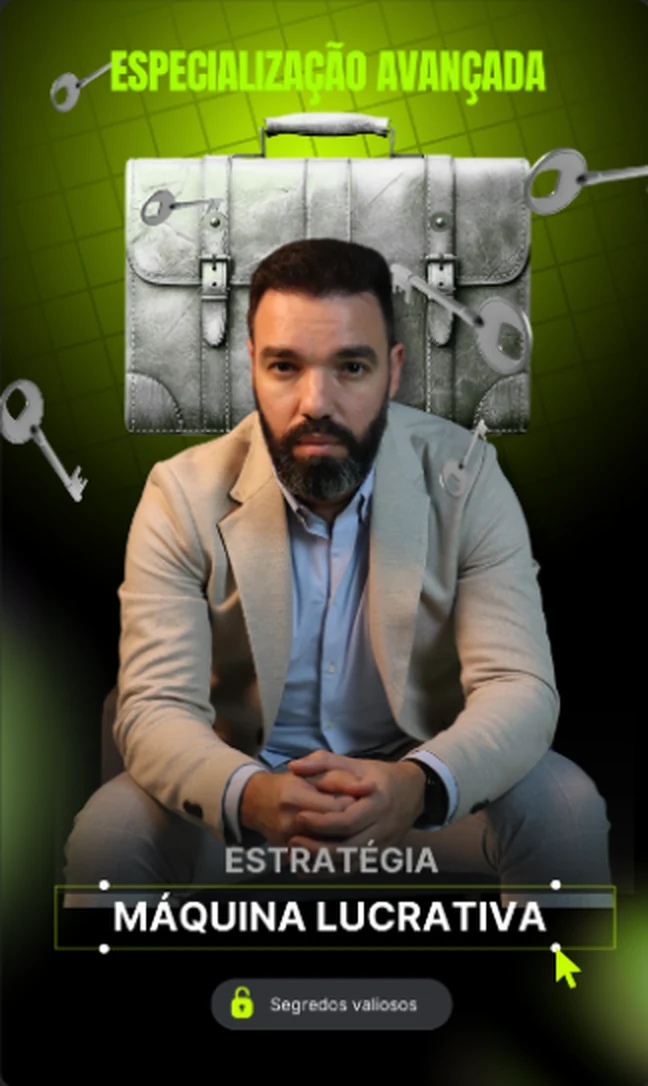 Capa da formação Estratégia da Máquina Lucrativa